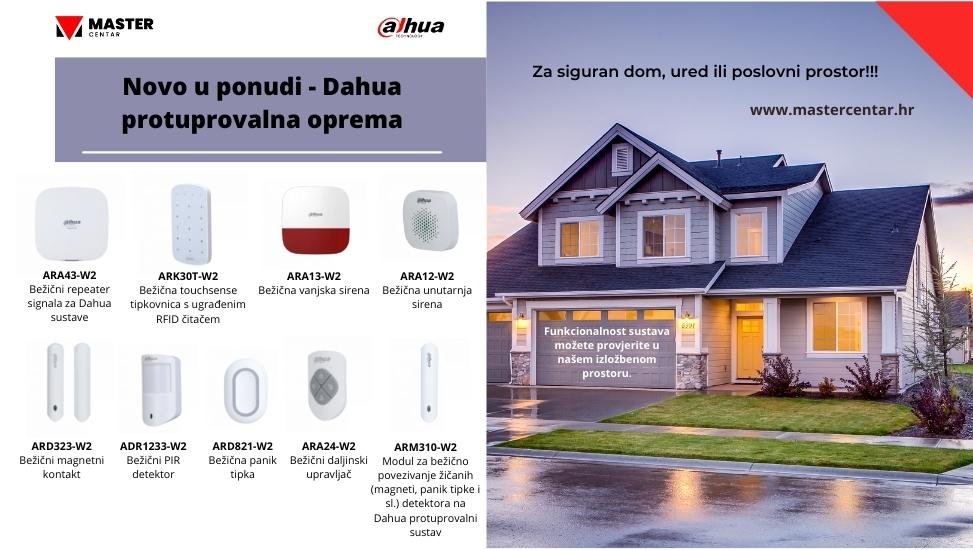 NOVO U PONUDI - Dahua protuprovalna oprema